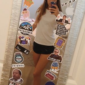 O’rageous Plain white polyester t-shirt